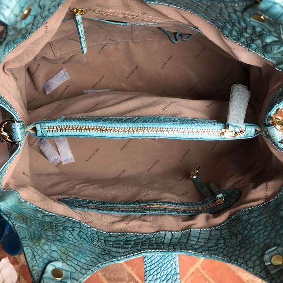 SOLD Brahmin Elisa Astral Satchel Handbag - Picture 4 of 6